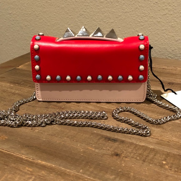 Mini Salar Zoe Ring Bag Poppy/Pink - Picture 3 of 14